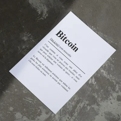 affiche bitcoin