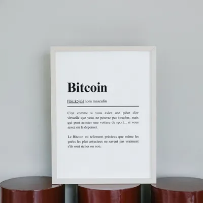 affiche bitcoin