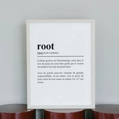 affiche root