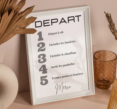 airbnb départ