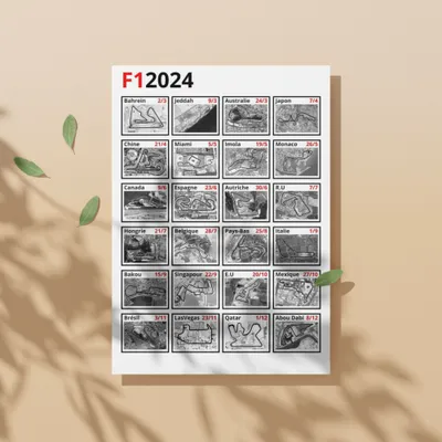 calendier f1 2024