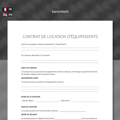 location equipement