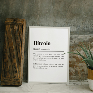 affiche bitcoin