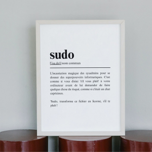 affiche sudo