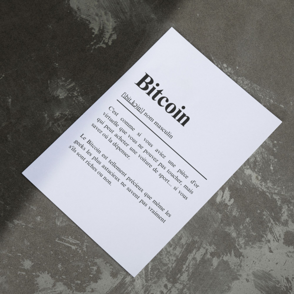 affiche bitcoin