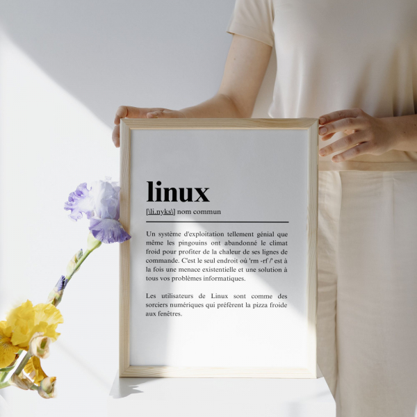 affiche linux