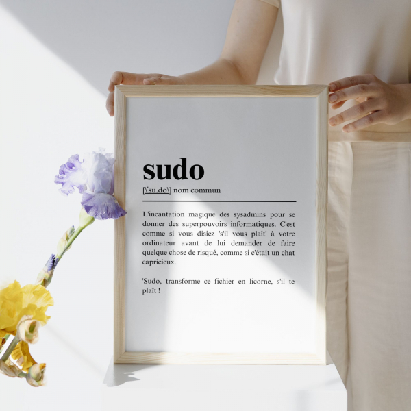 affiche sudo