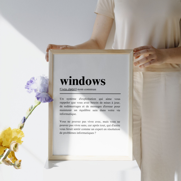 affiche windows